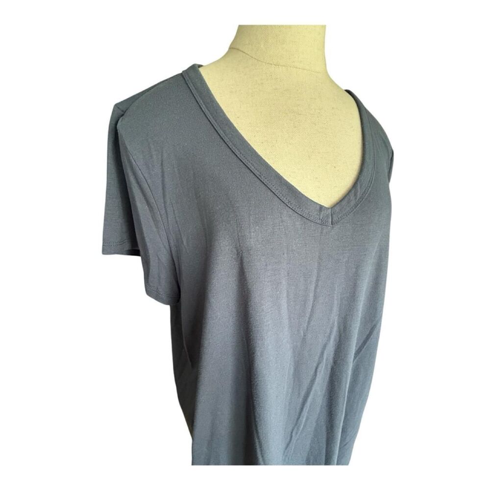 SO clothing Women's Grayish Blue T-shirt